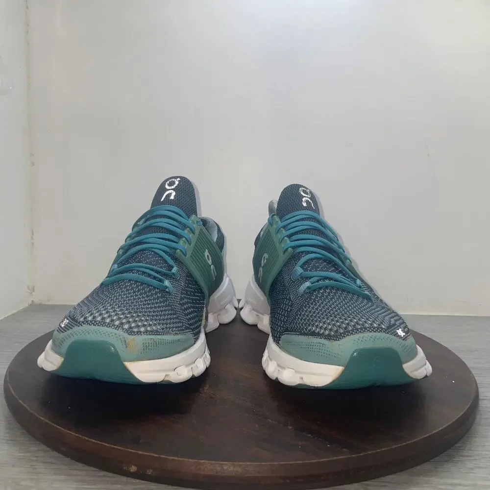 ON Women's Cloudswift Running Sneakers Shoes Teal/Storm Comfort Size 9 *Flaws*